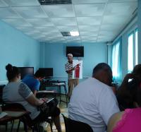 Capacitación sobre Prevención contra Incendios en el Joven Club Campechuela 1.